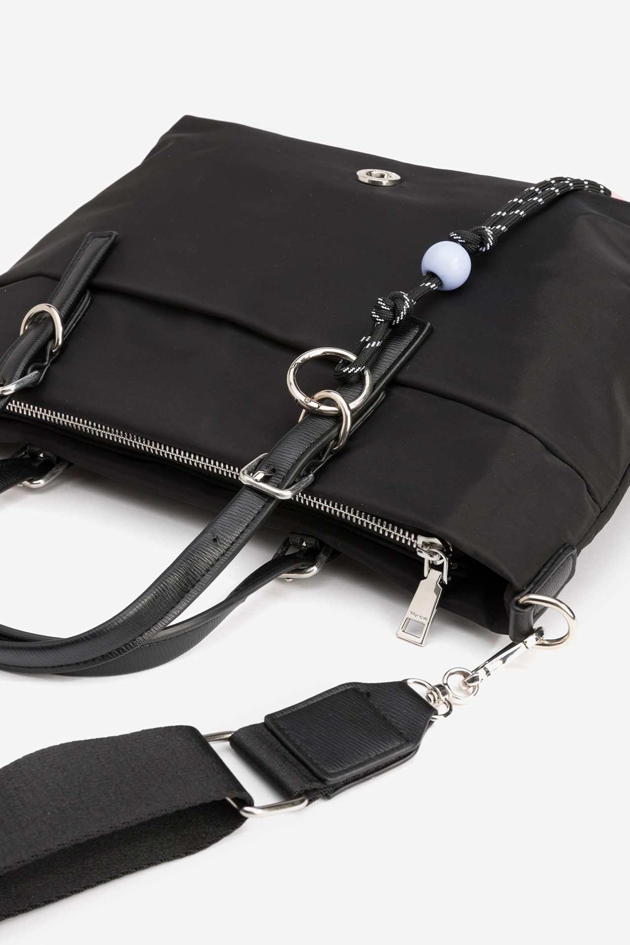 Mala City de Nylon com Charm