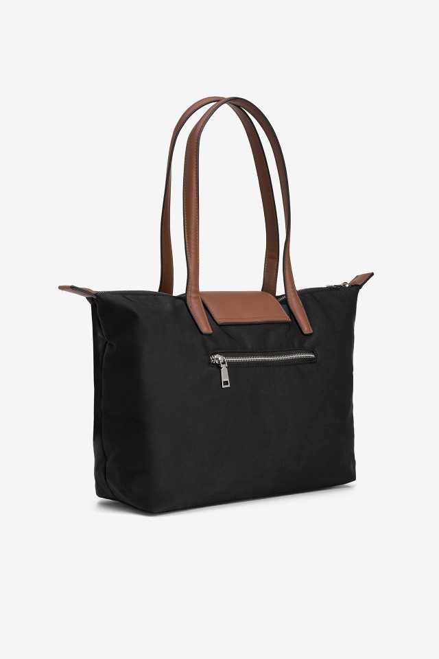 Mala Shopper de Nylon Combinada Mala Shopper de Nylon Combinada