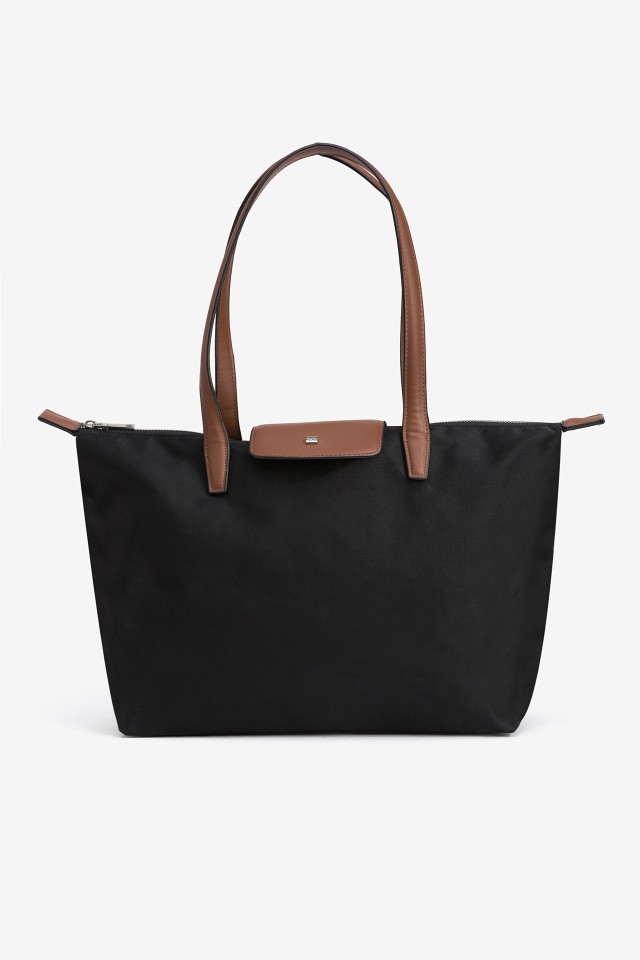 Mala Shopper de Nylon Combinada Mala Shopper de Nylon Combinada