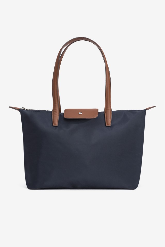 Mala Shopper de Nylon Combinada