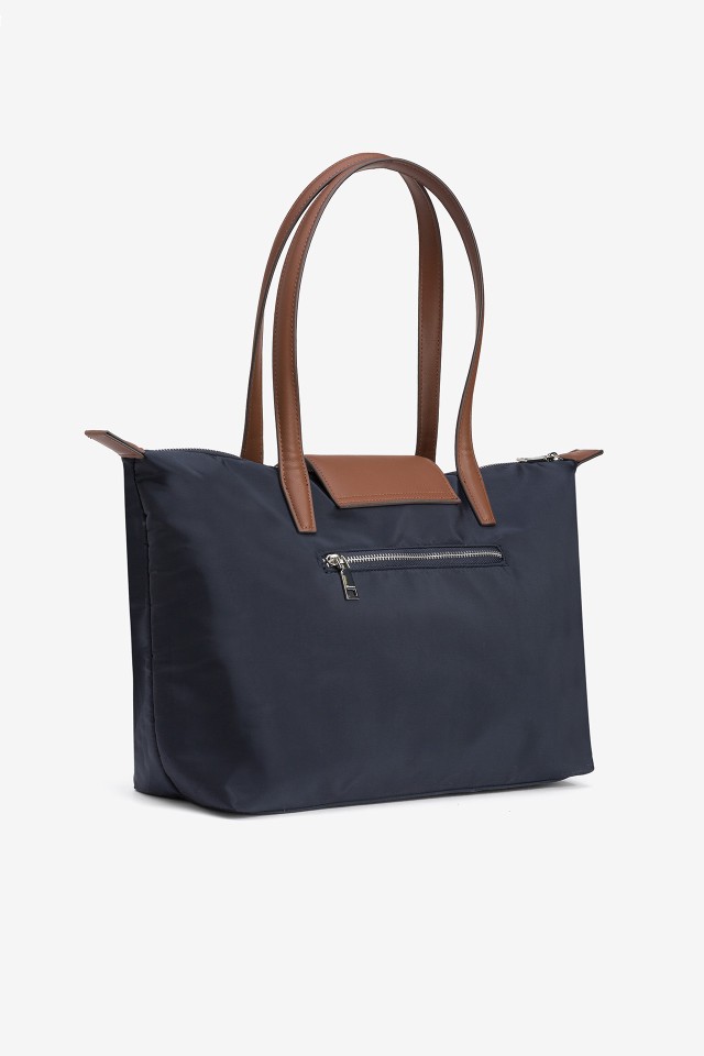 Mala Shopper de Nylon Combinada Mala Shopper de Nylon Combinada