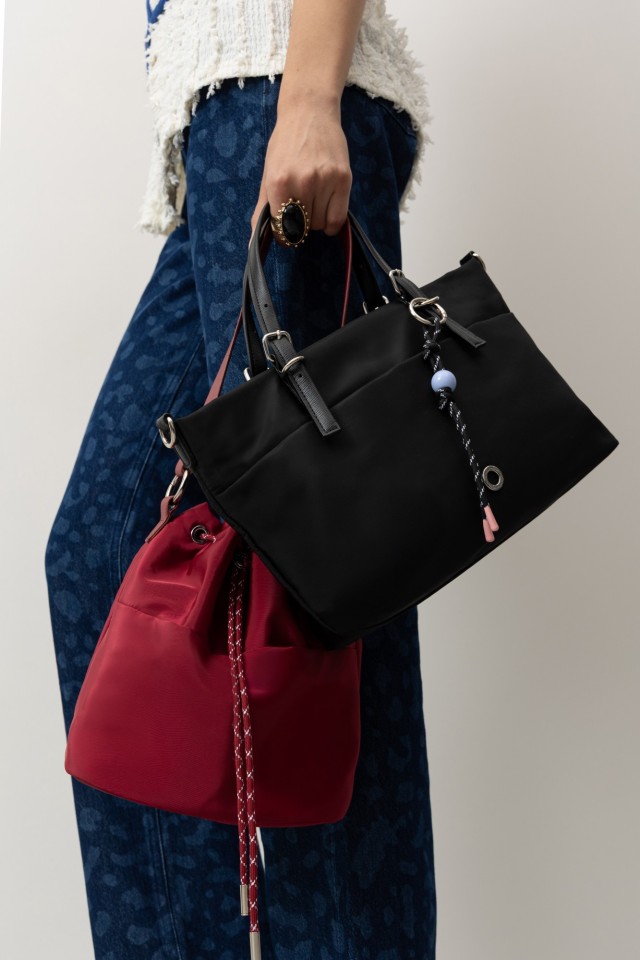 Bolso City de Nailon con Llavero