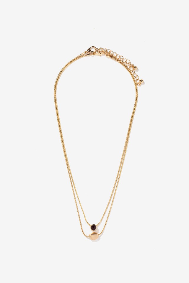 Collar Doble Dourado