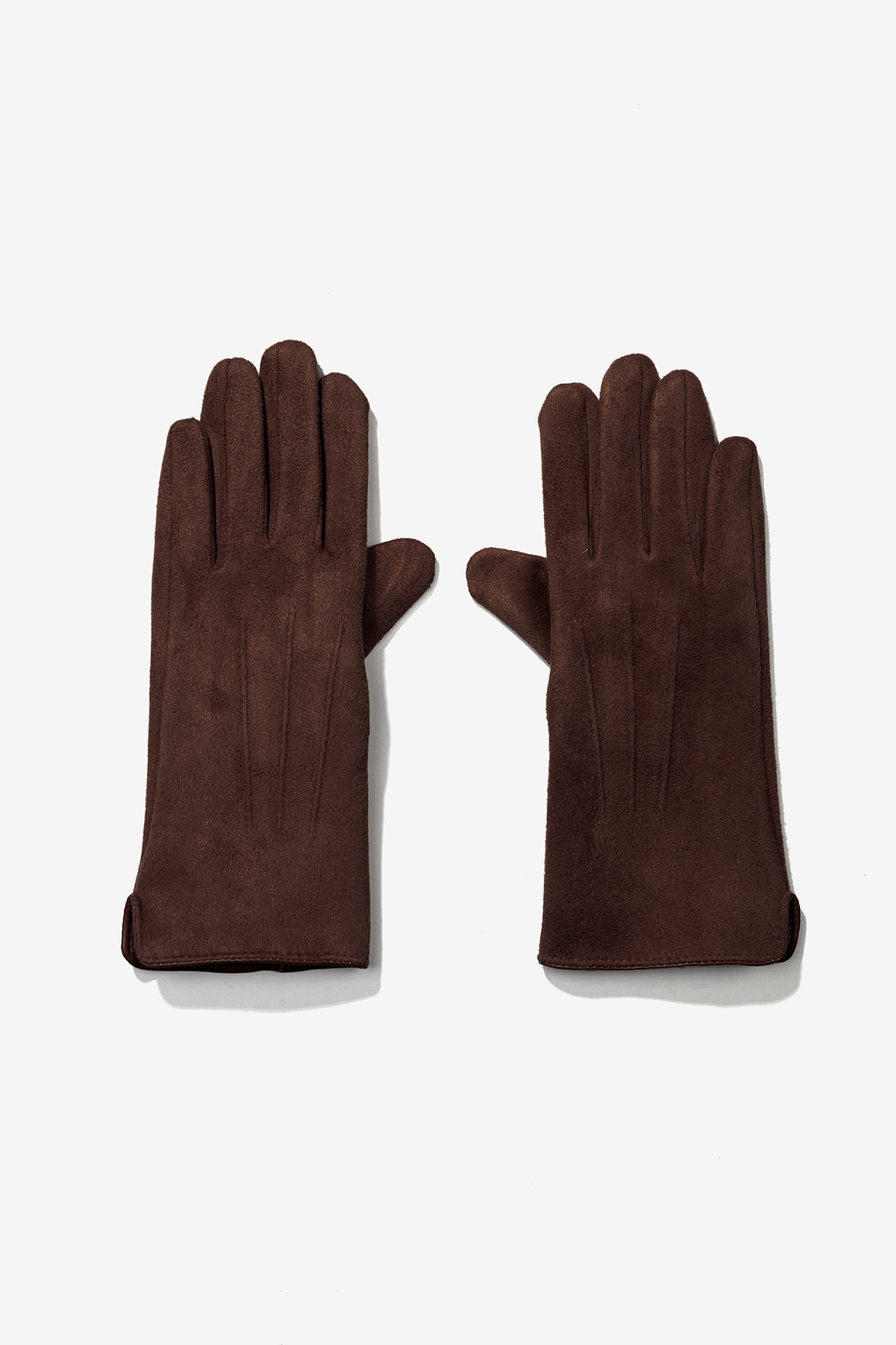 Luvas Castanho Elegantes
