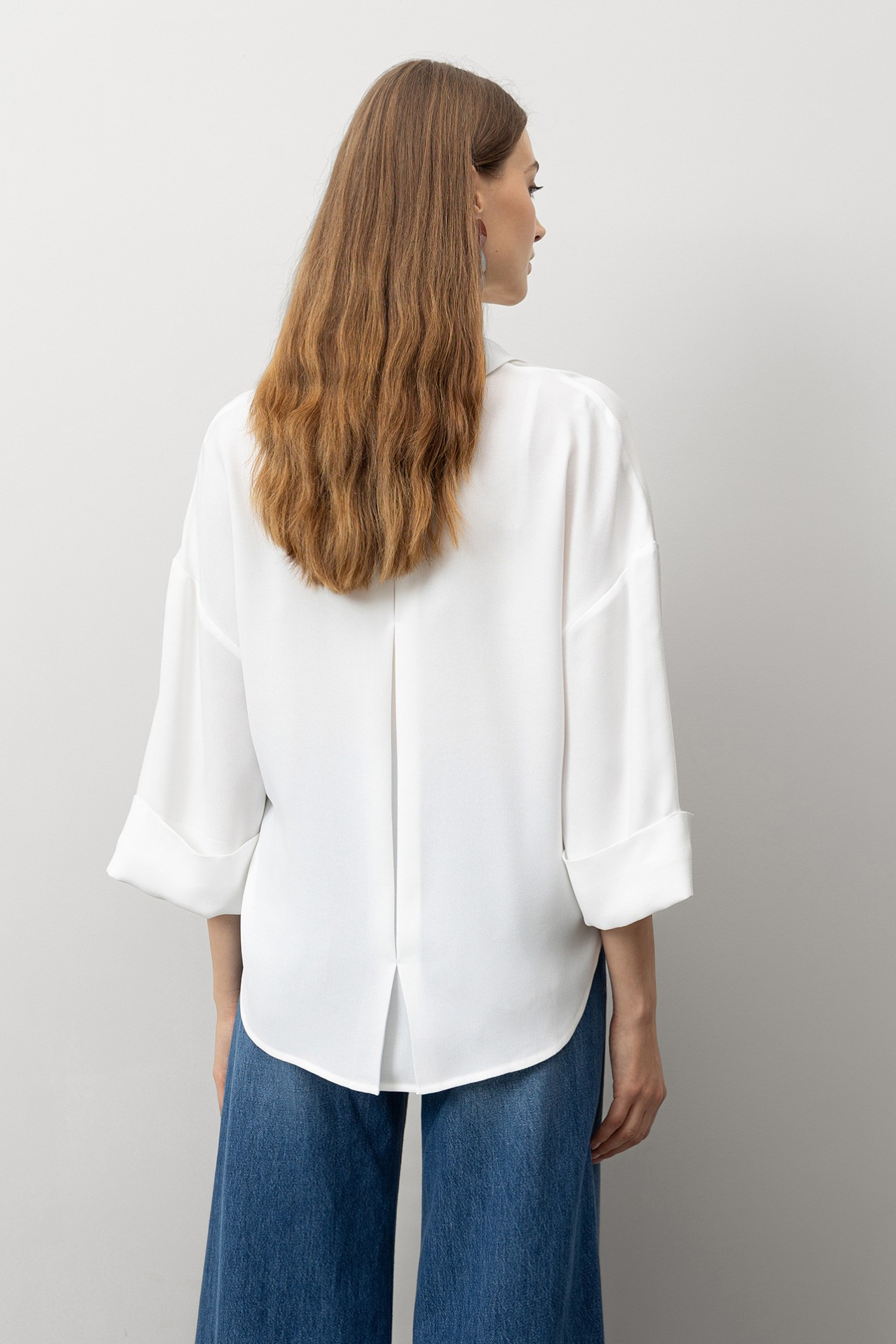 Camisa Relaxed com Botes Metlicos