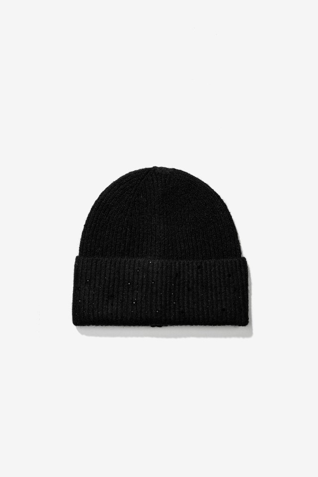 Black Knit Beanie