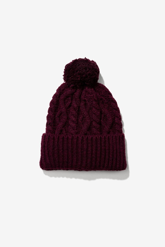 Gorro Tricotado com Pompom