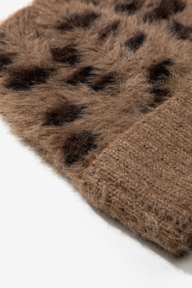 Gorro Bege com Padrão Gorro Bege com Padrão