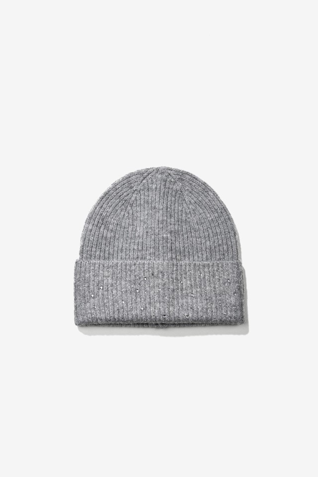 Grey Knit Beanie