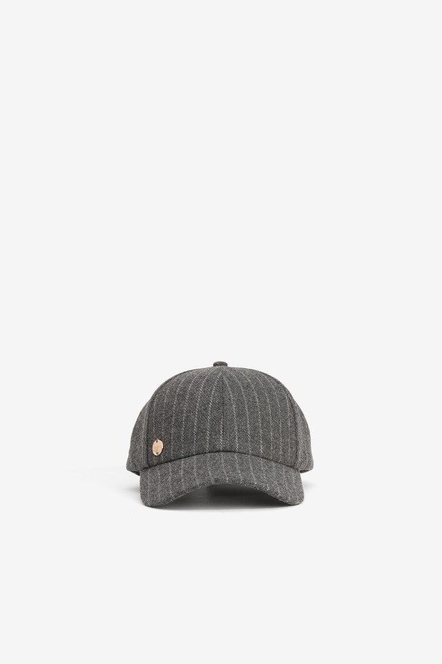 Gray Striped Cap