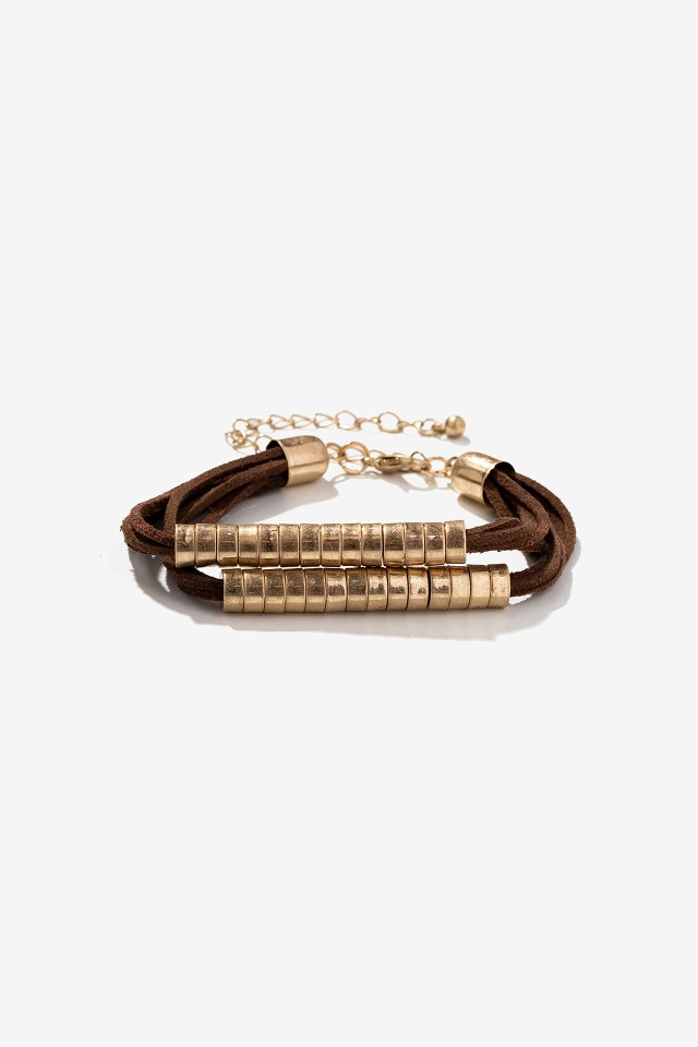 Pulsera dorada elegante