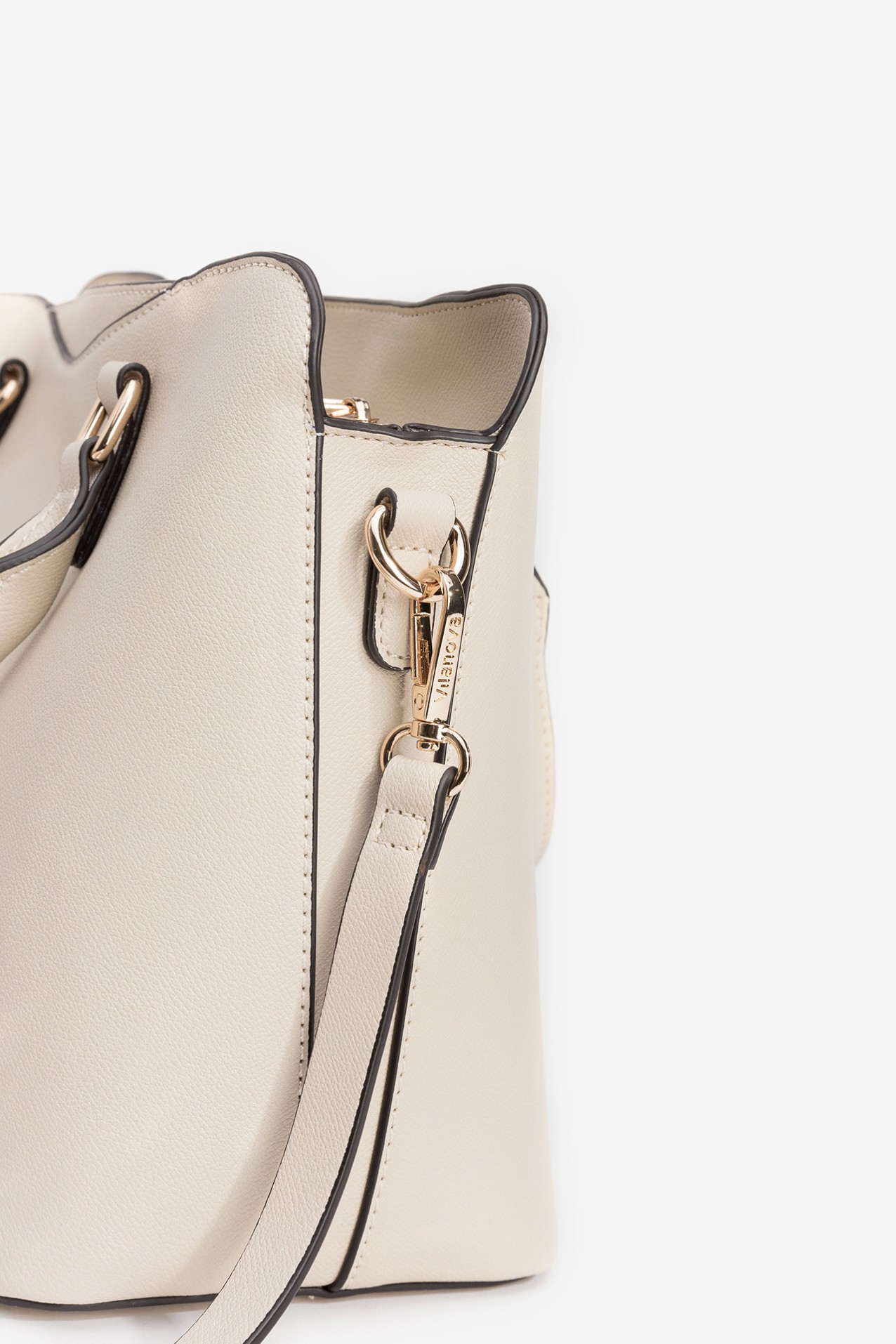 Beige Handbag with Straps