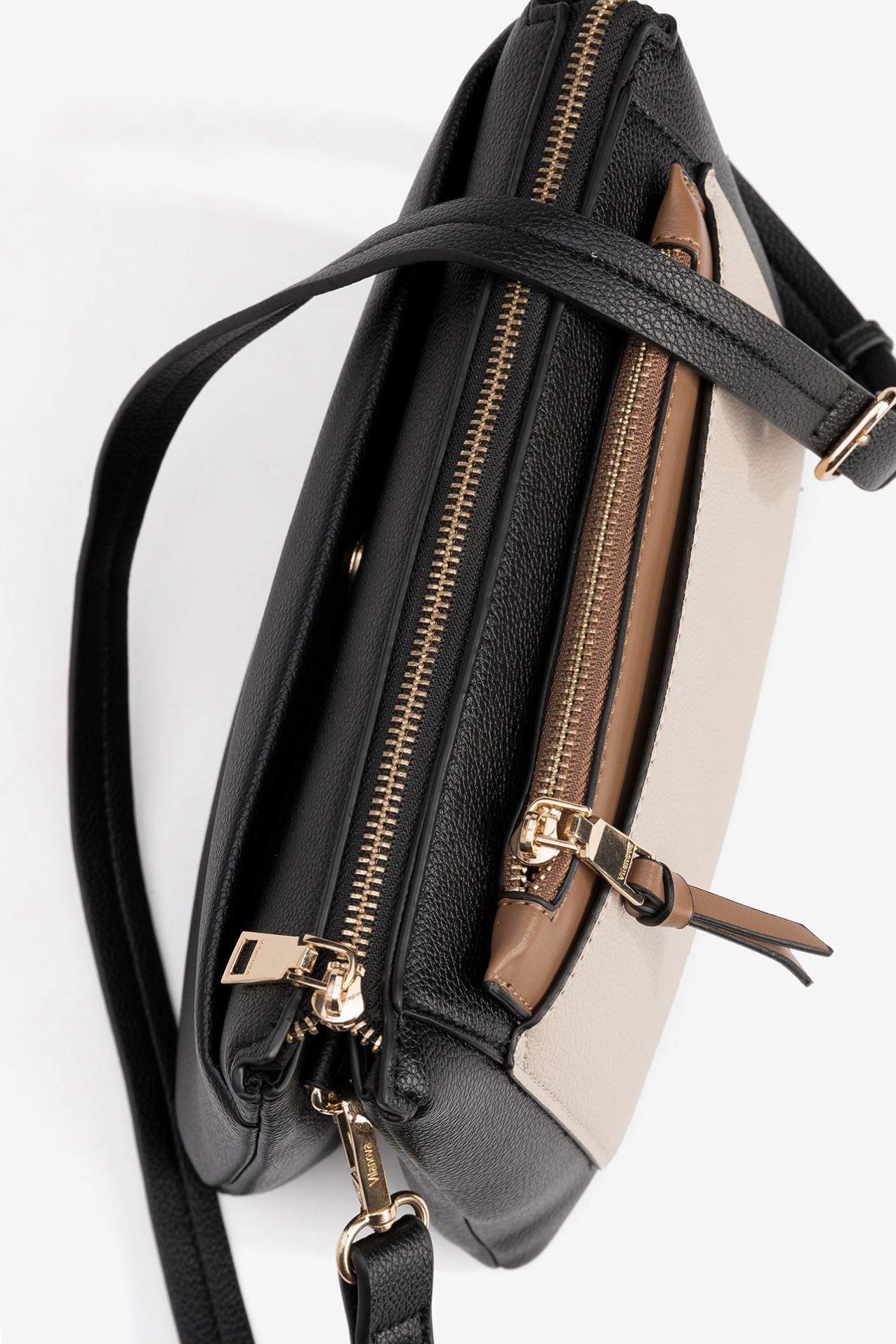 Black and Beige Handbag