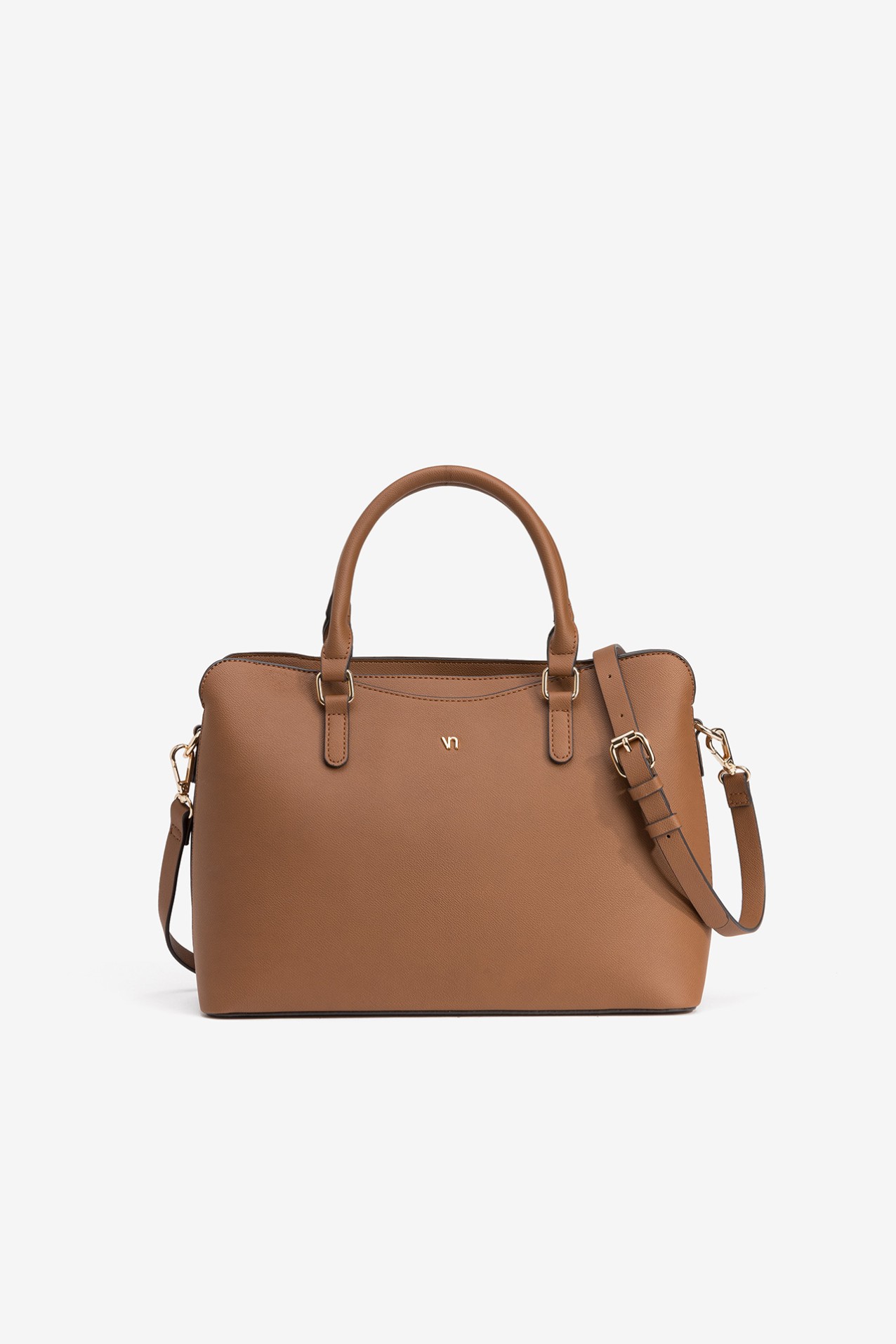 Brown Handbag with Strap