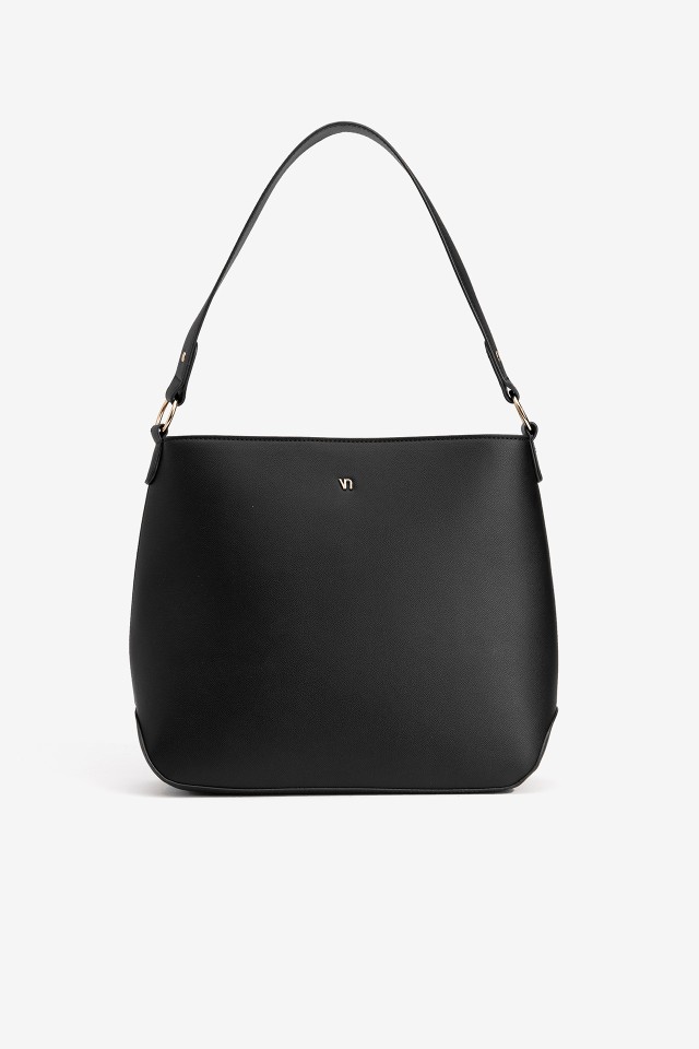 Sleek Black Handbag