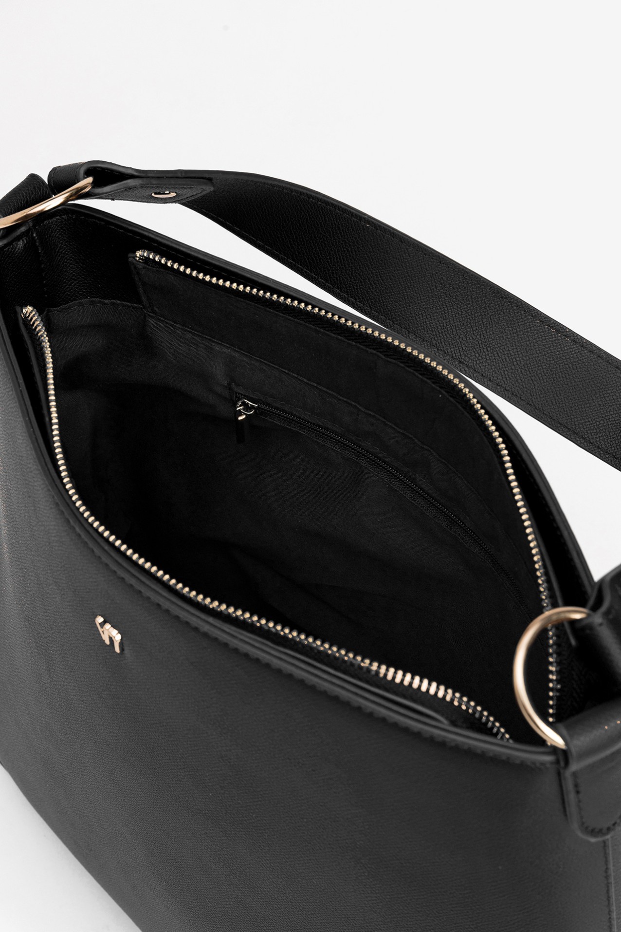 Sleek Black Handbag