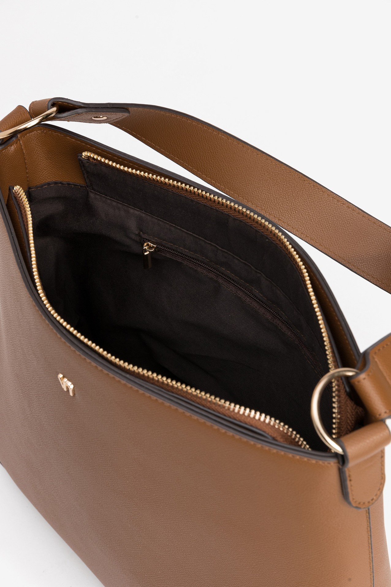 Brown Leather Shoulder Bag