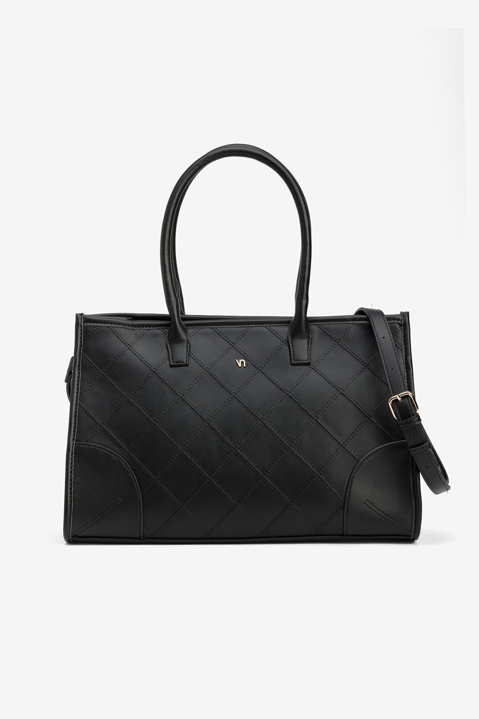 Black Quilted Handbag