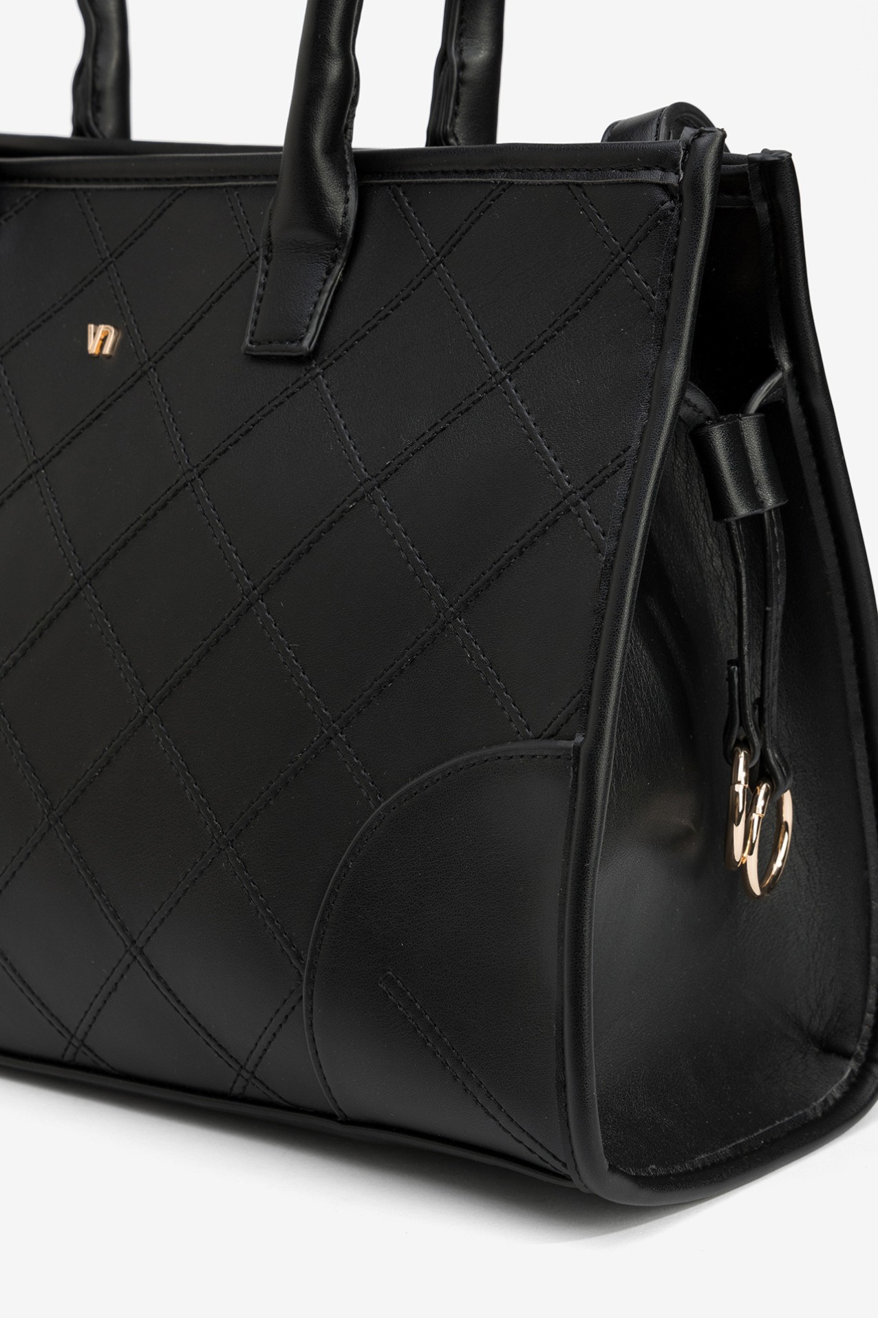 Black Quilted Handbag