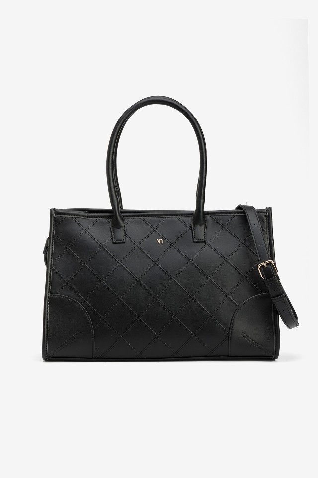 Black Quilted Handbag