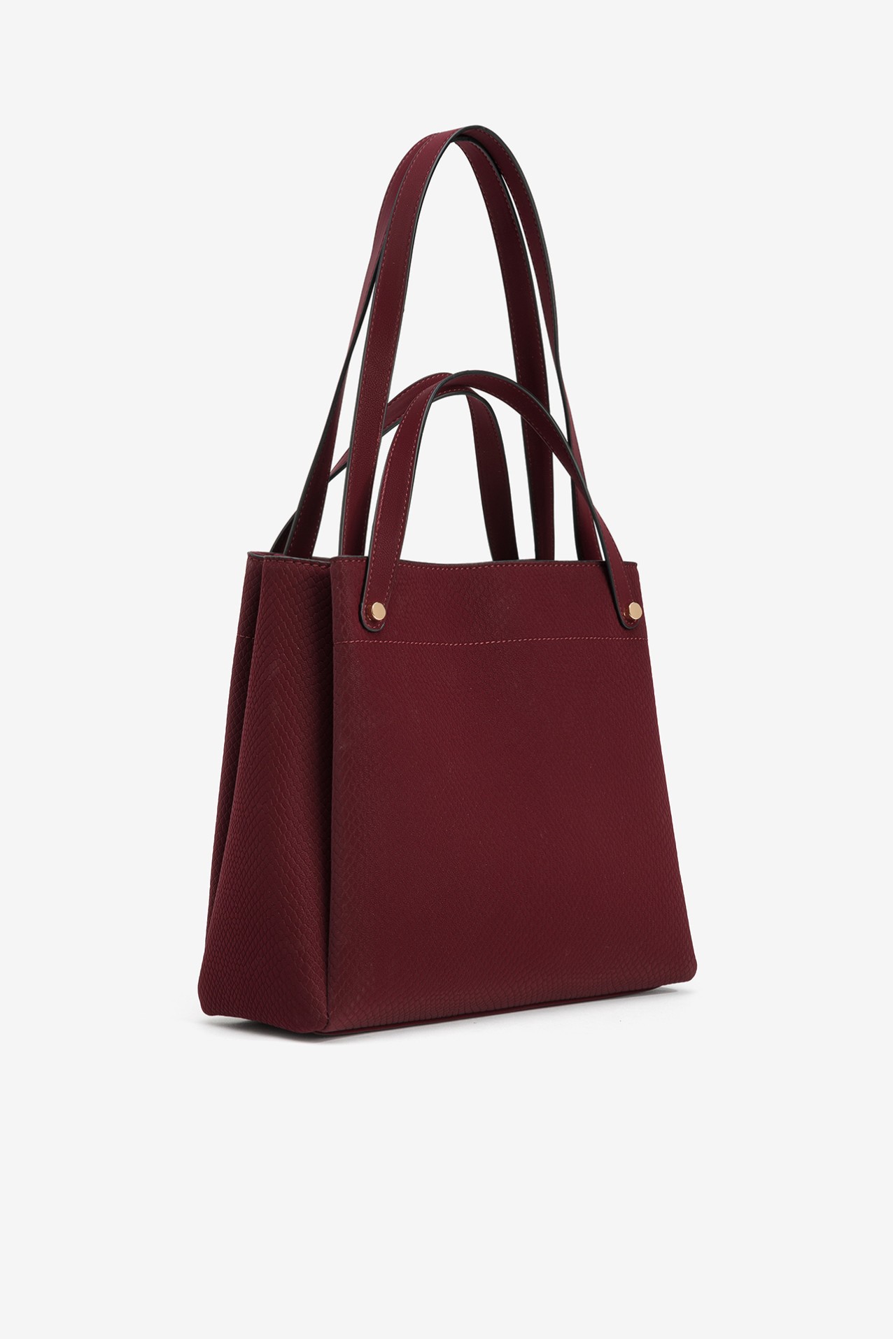 Elegant Burgundy Handbag