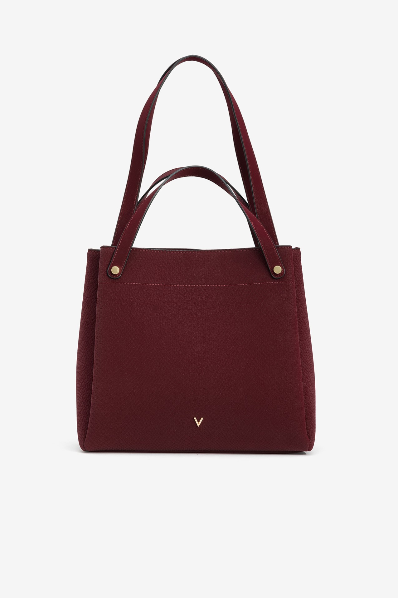 Elegant Burgundy Handbag