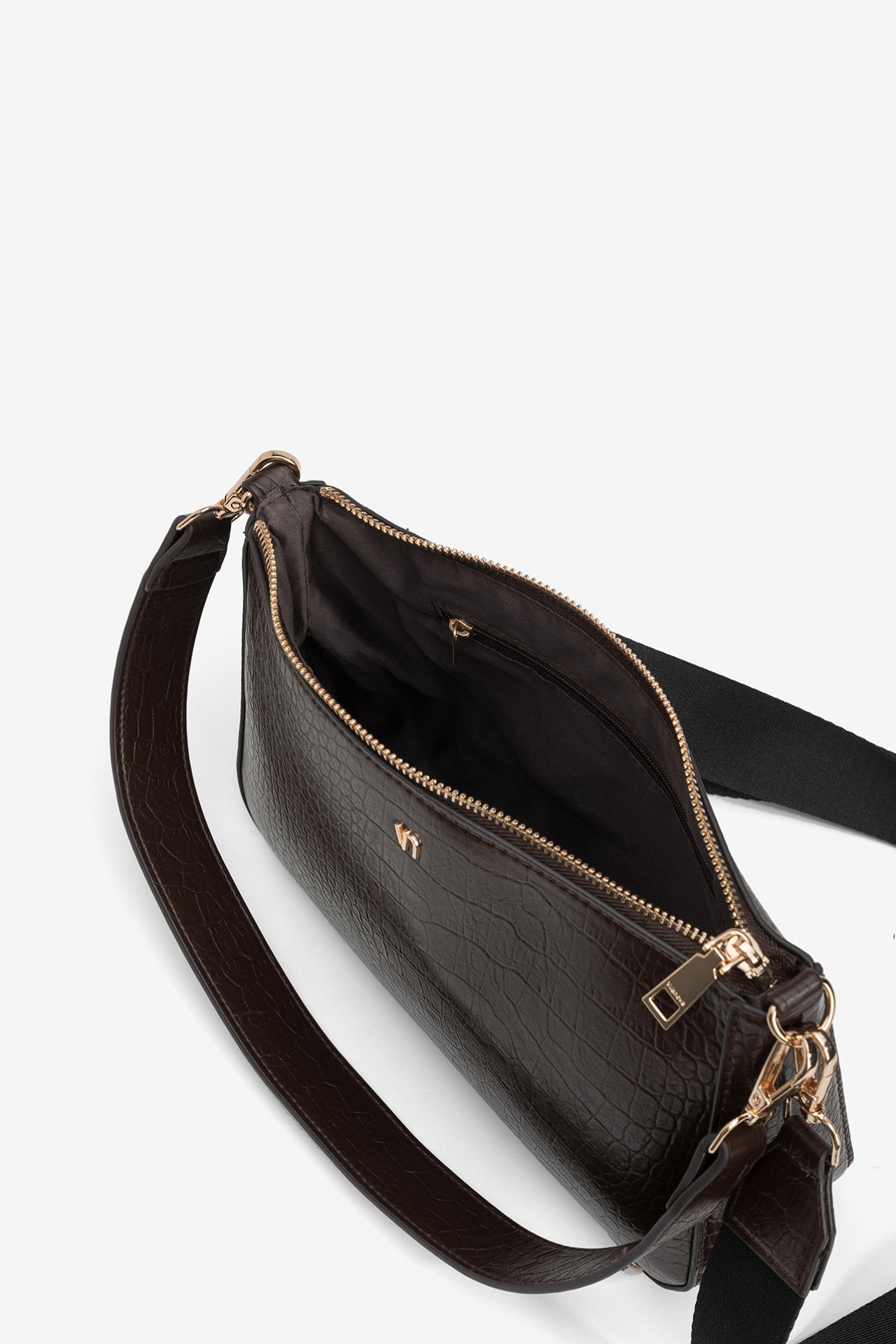 Carteira Castanha Texturizada