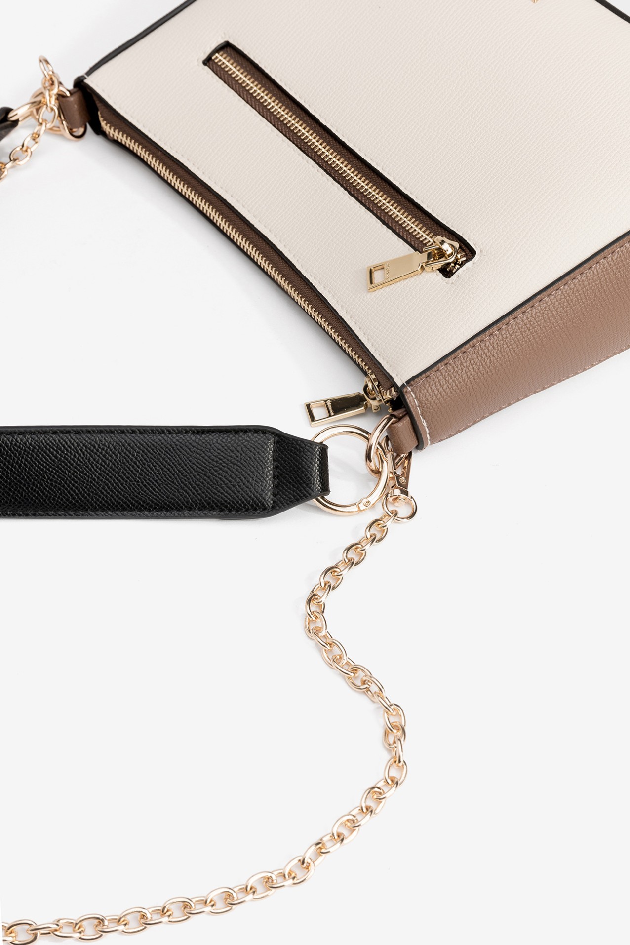 Carteira Bege-Claro Elegante