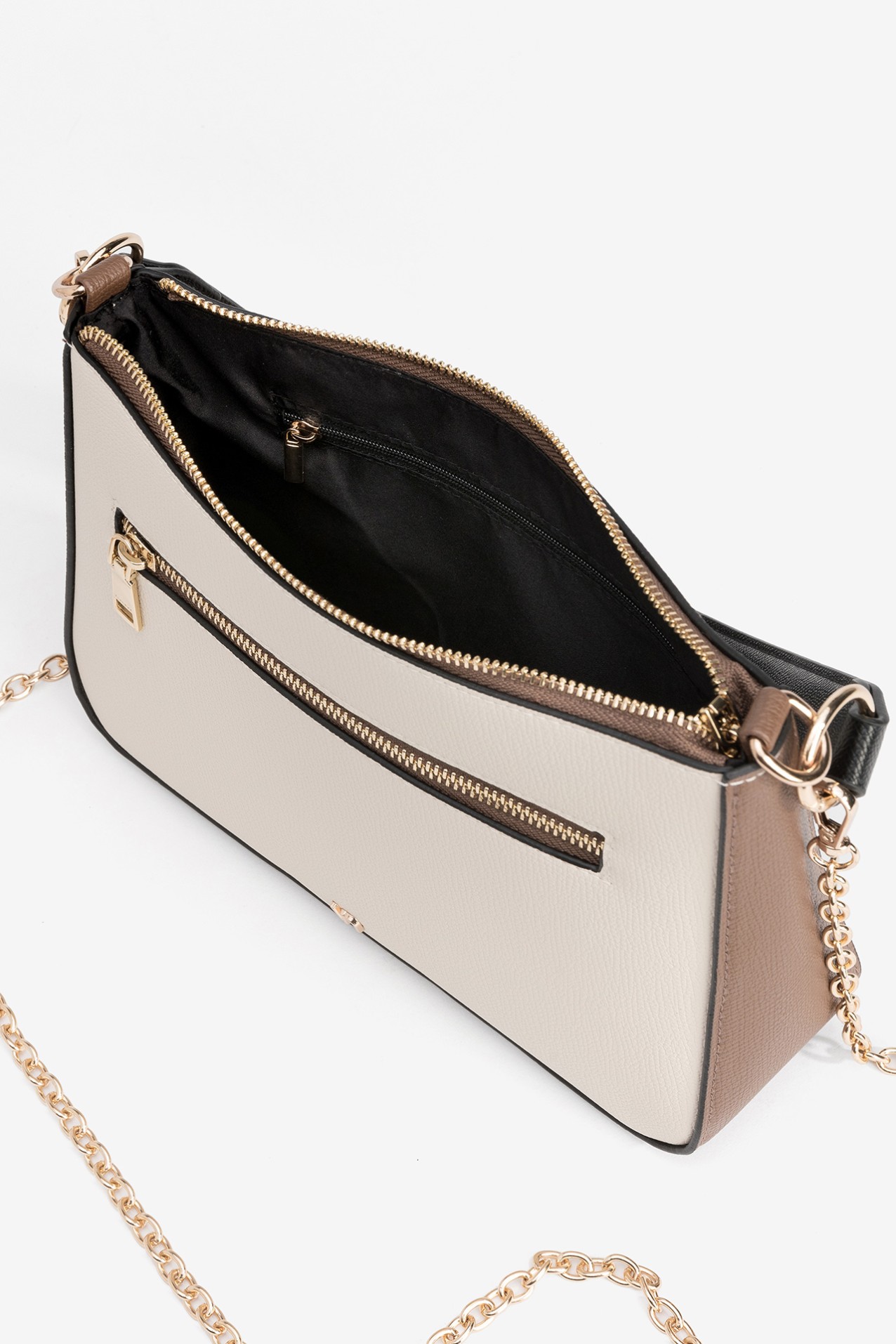 Carteira Bege-Claro Elegante