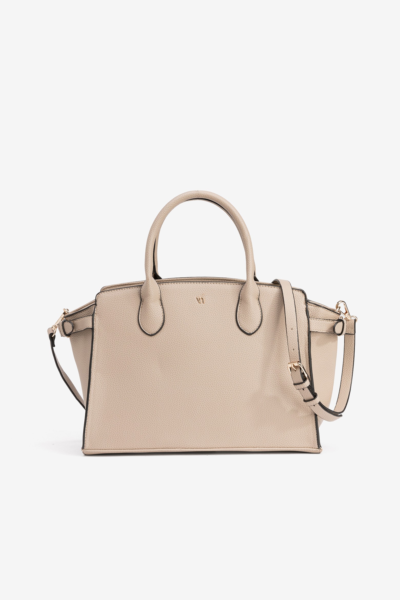 Bolso beige oscuro elegante