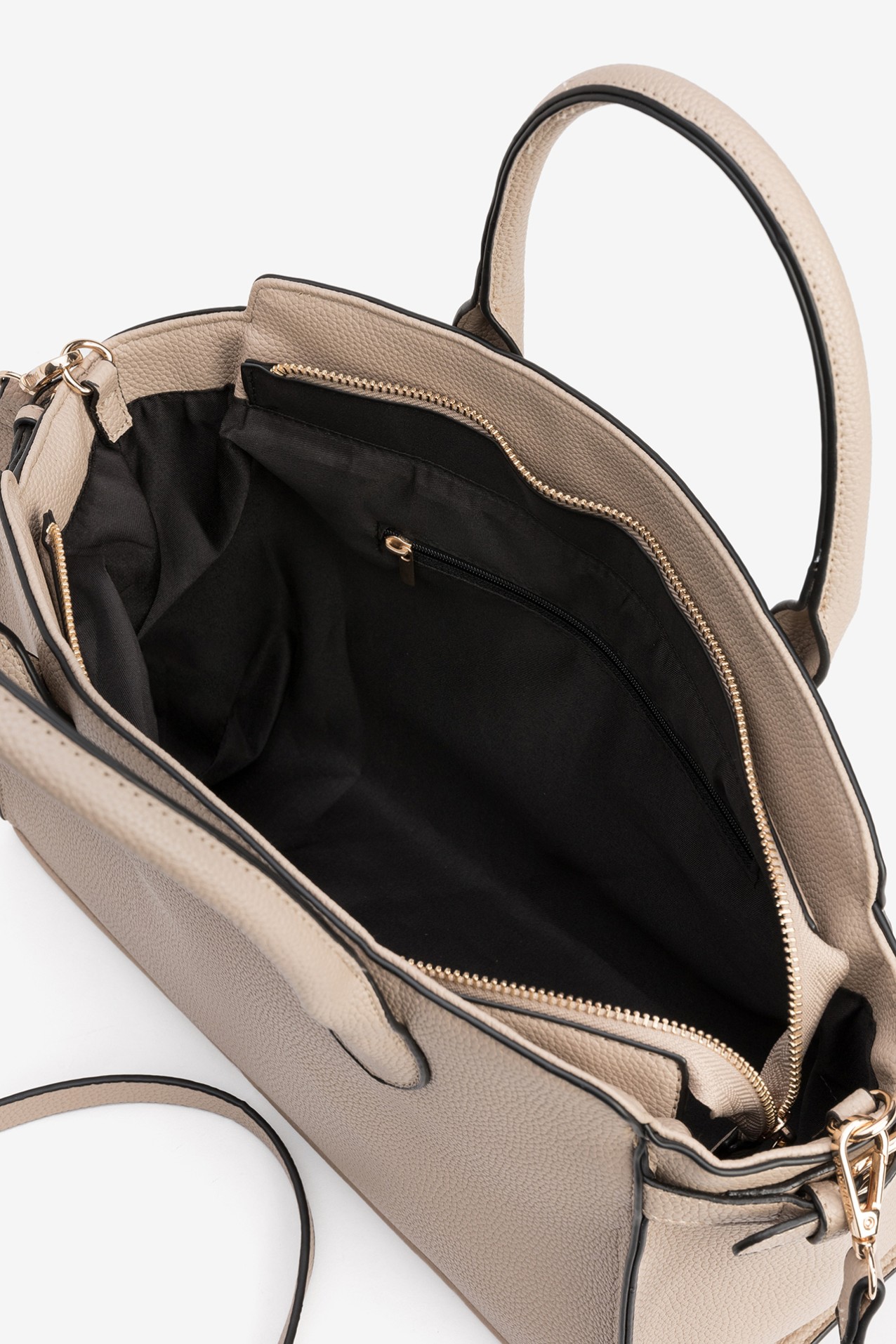 Bolso beige oscuro elegante