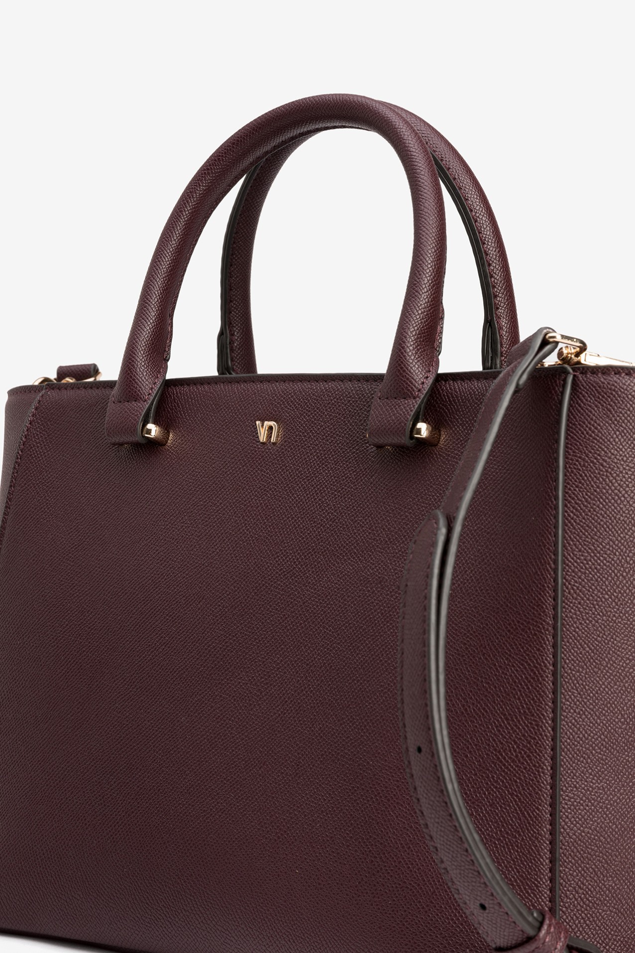 Carteira Estruturada Cor-de-Vinho