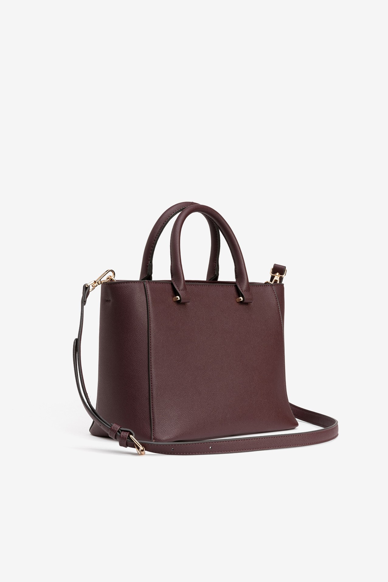 Carteira Estruturada Cor-de-Vinho