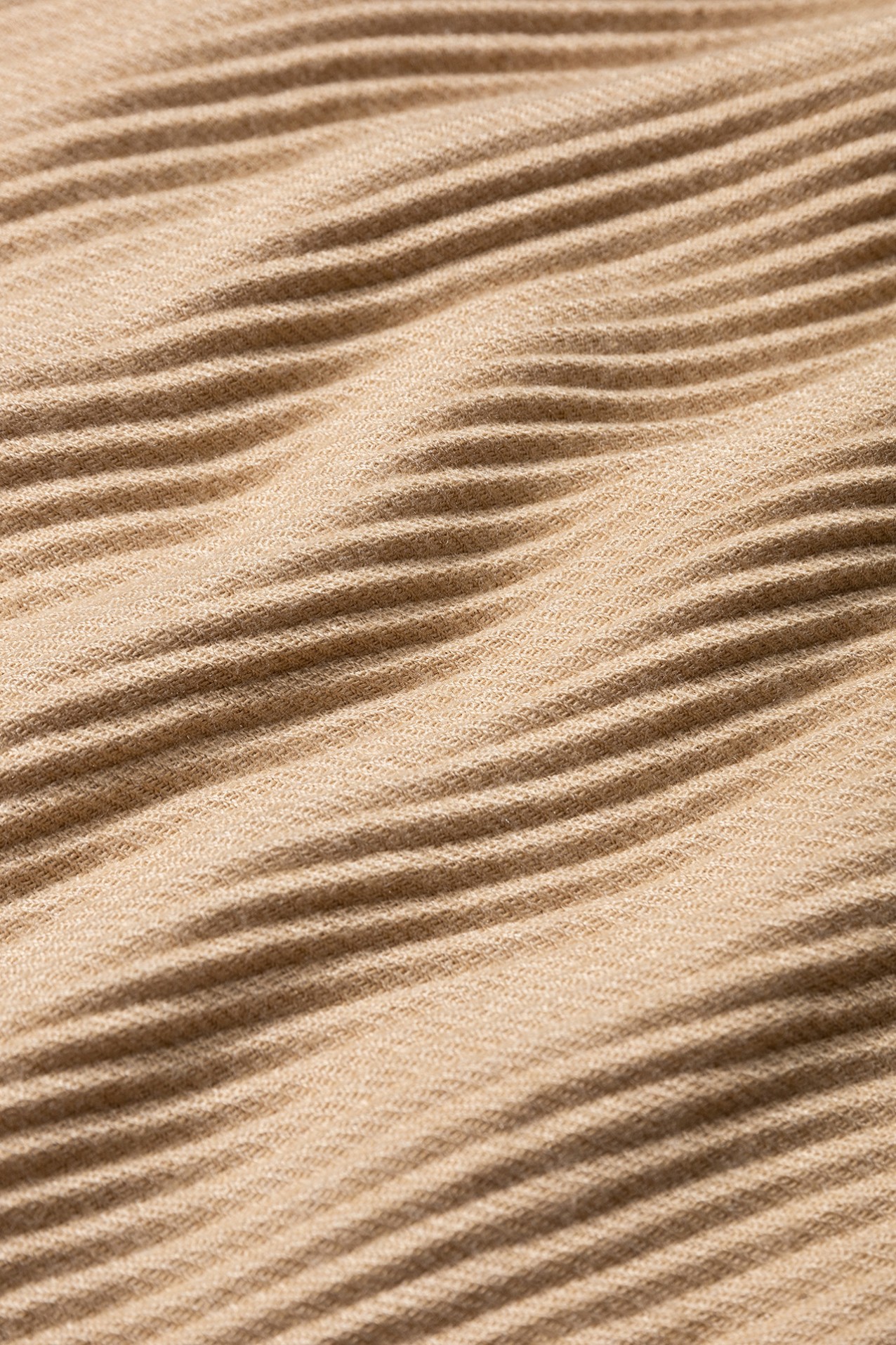 Beige Textured Scarf