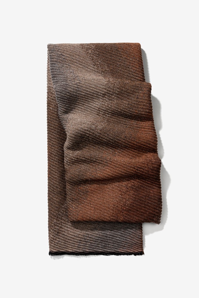 Beige and Brown Scarf