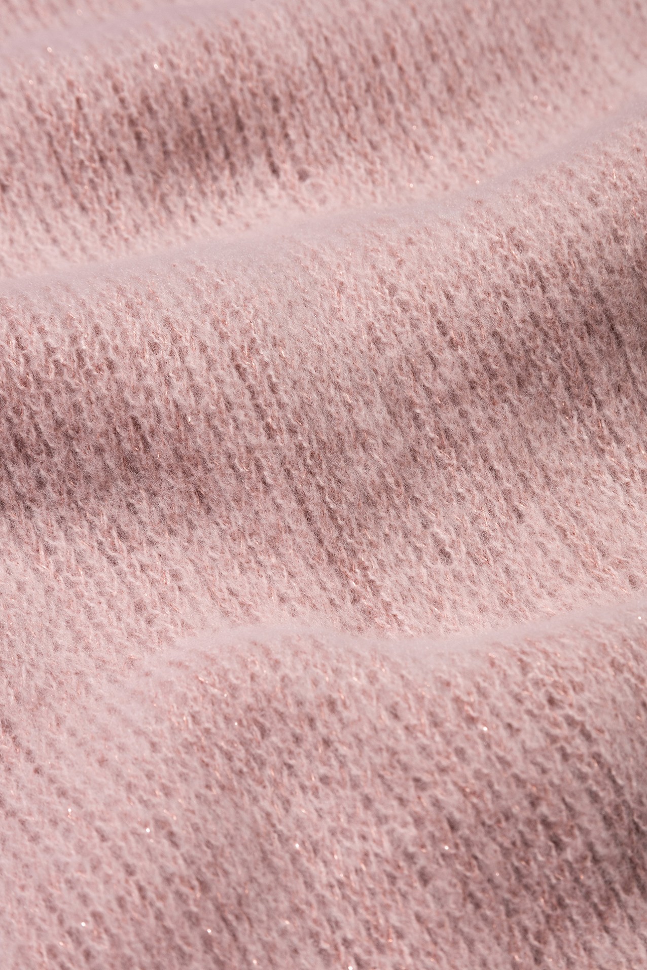 Cachecol Rosa Tricotado