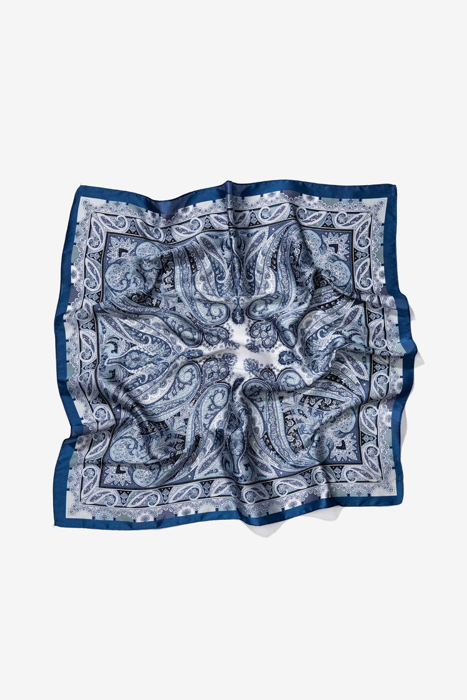 Indigo Paisley Bandana