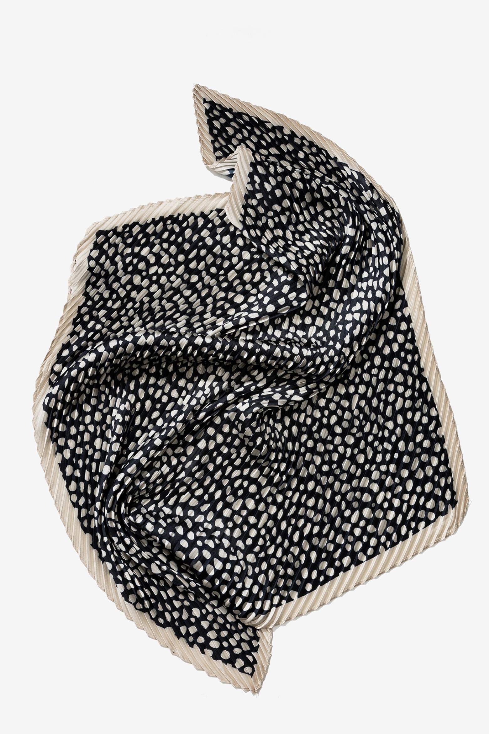 Black Polka Dot Bandana