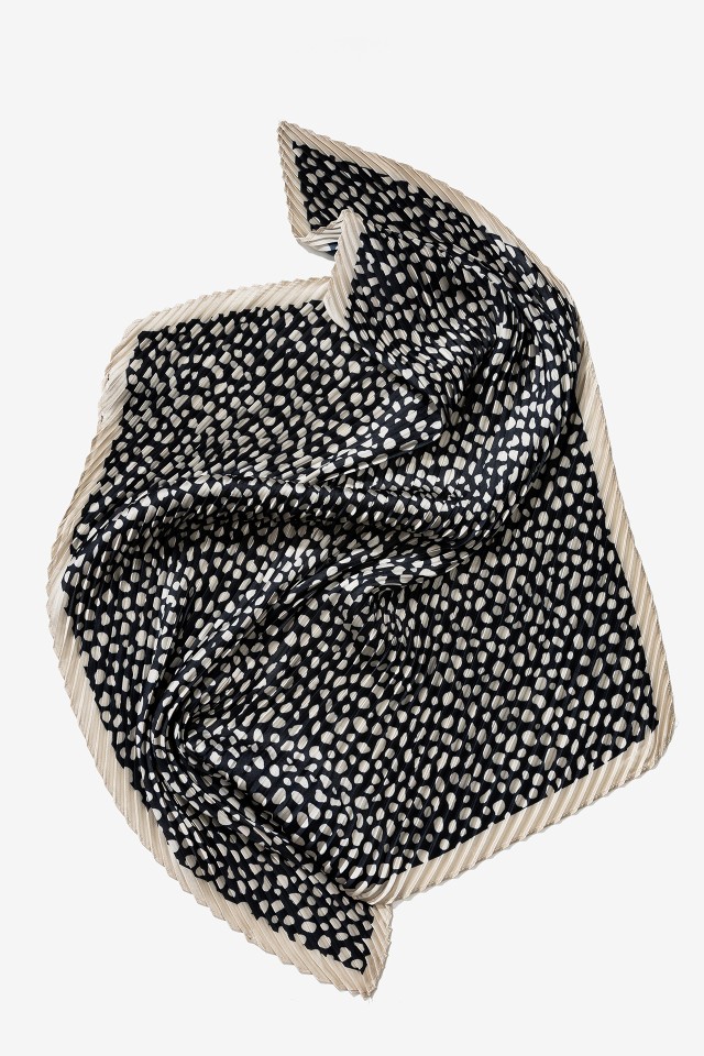 Black Polka Dot Bandana