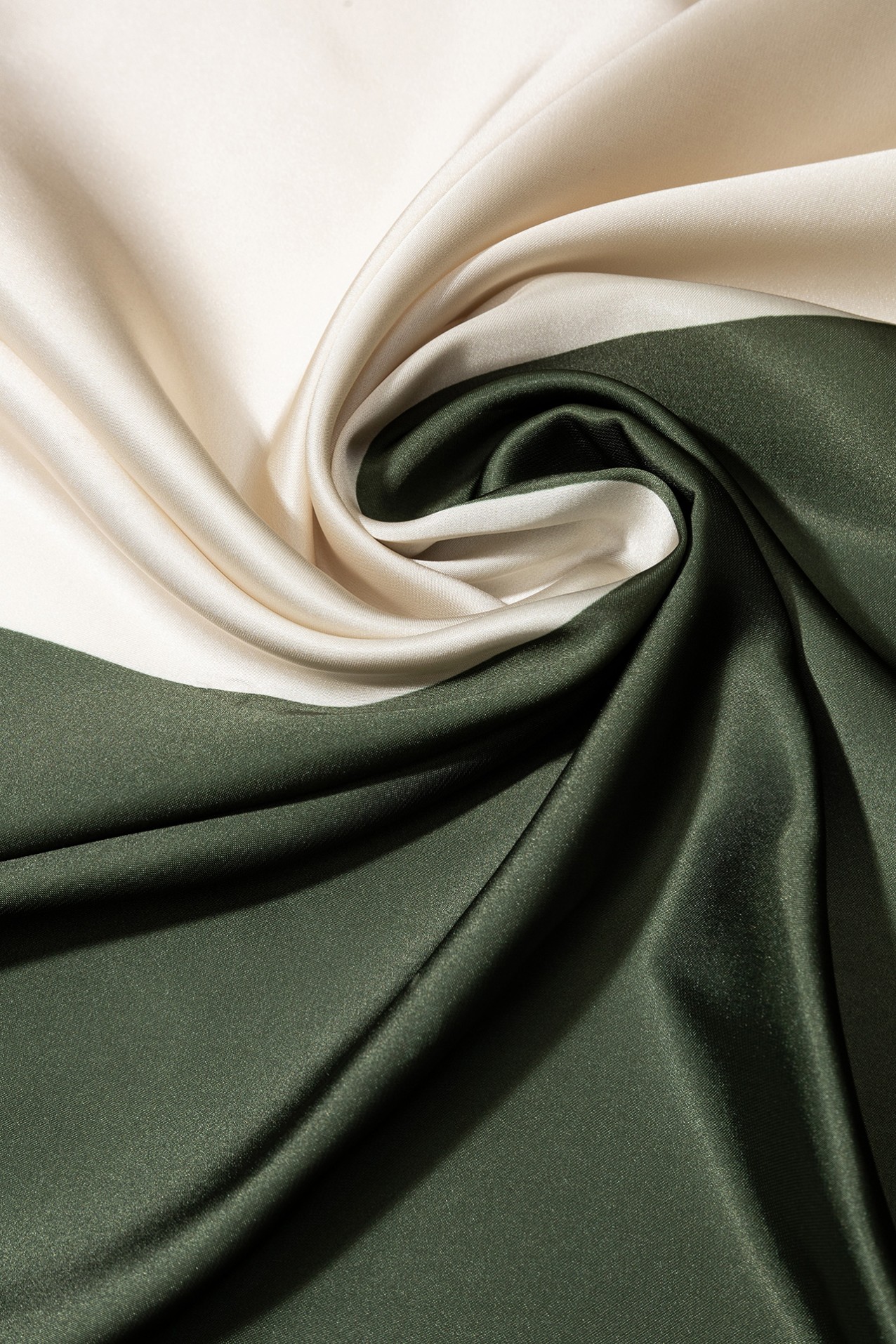Dark Green Square Scarf