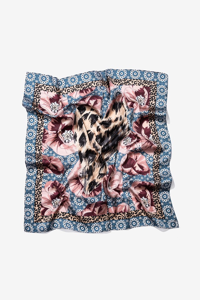 Floral Indigo Bandana