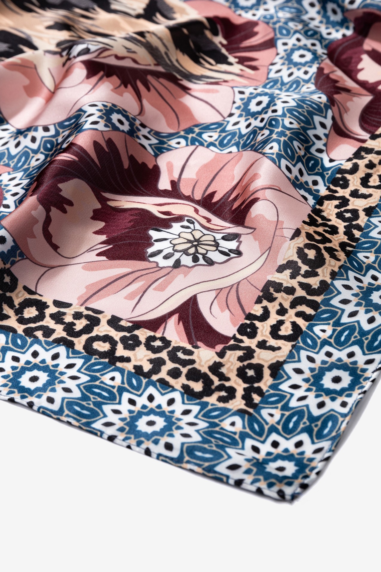 Floral Indigo Bandana