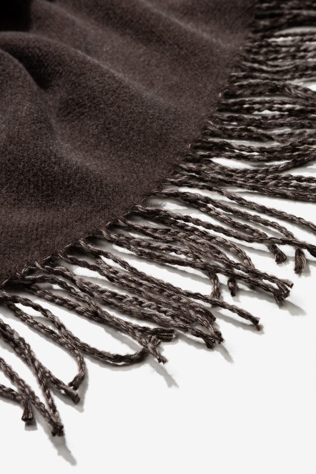 Brown Fringed Scarf Brown Fringed Scarf