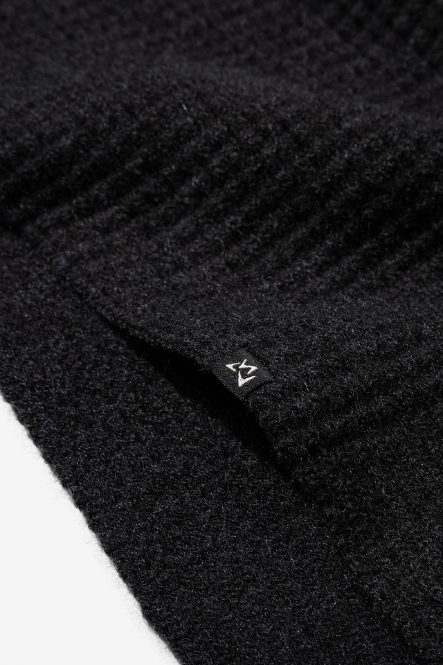 Textured Black Scarf Textured Black Scarf