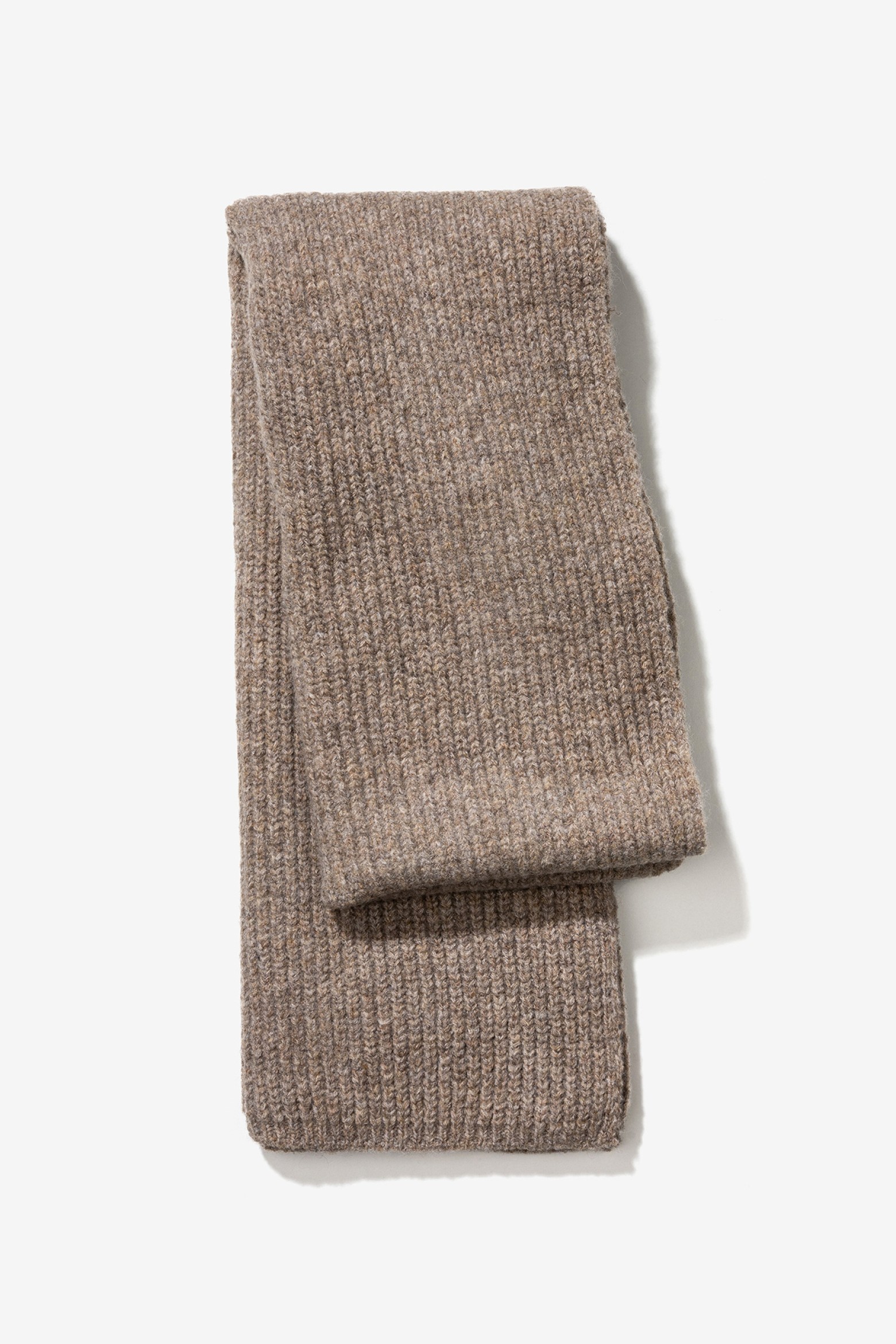 Cachecol Castanho Texturizado