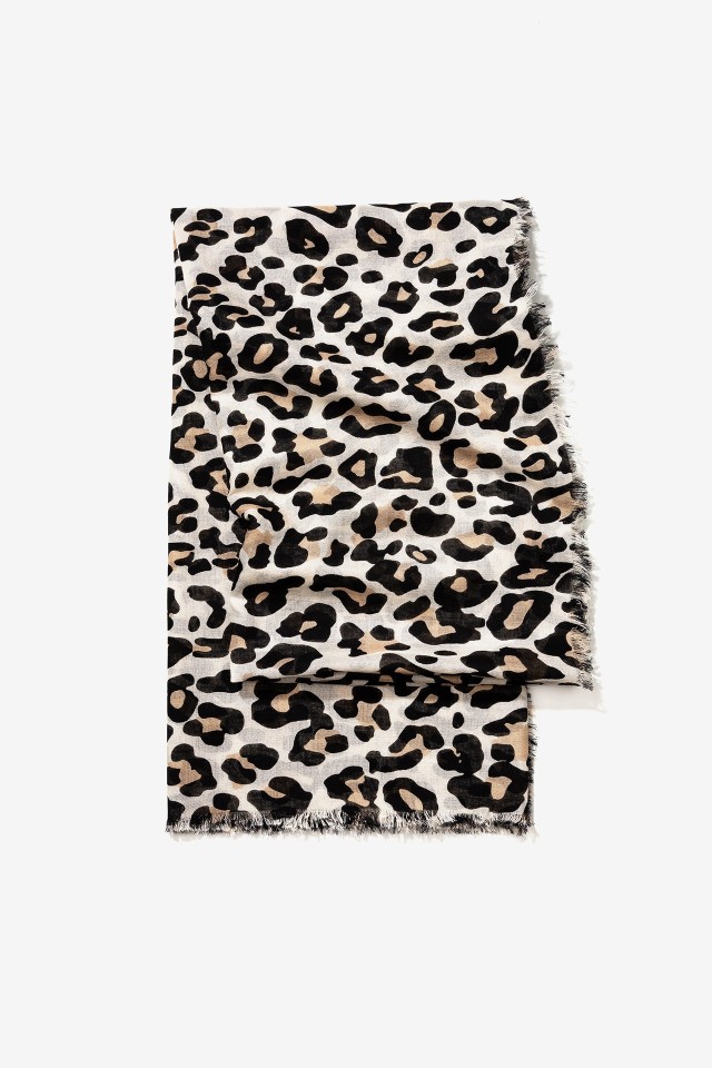 Leno Retangular Estampado Animal