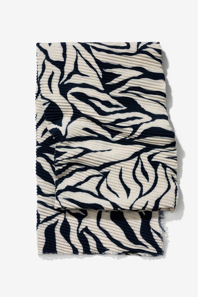Zebra Patterned Scarf