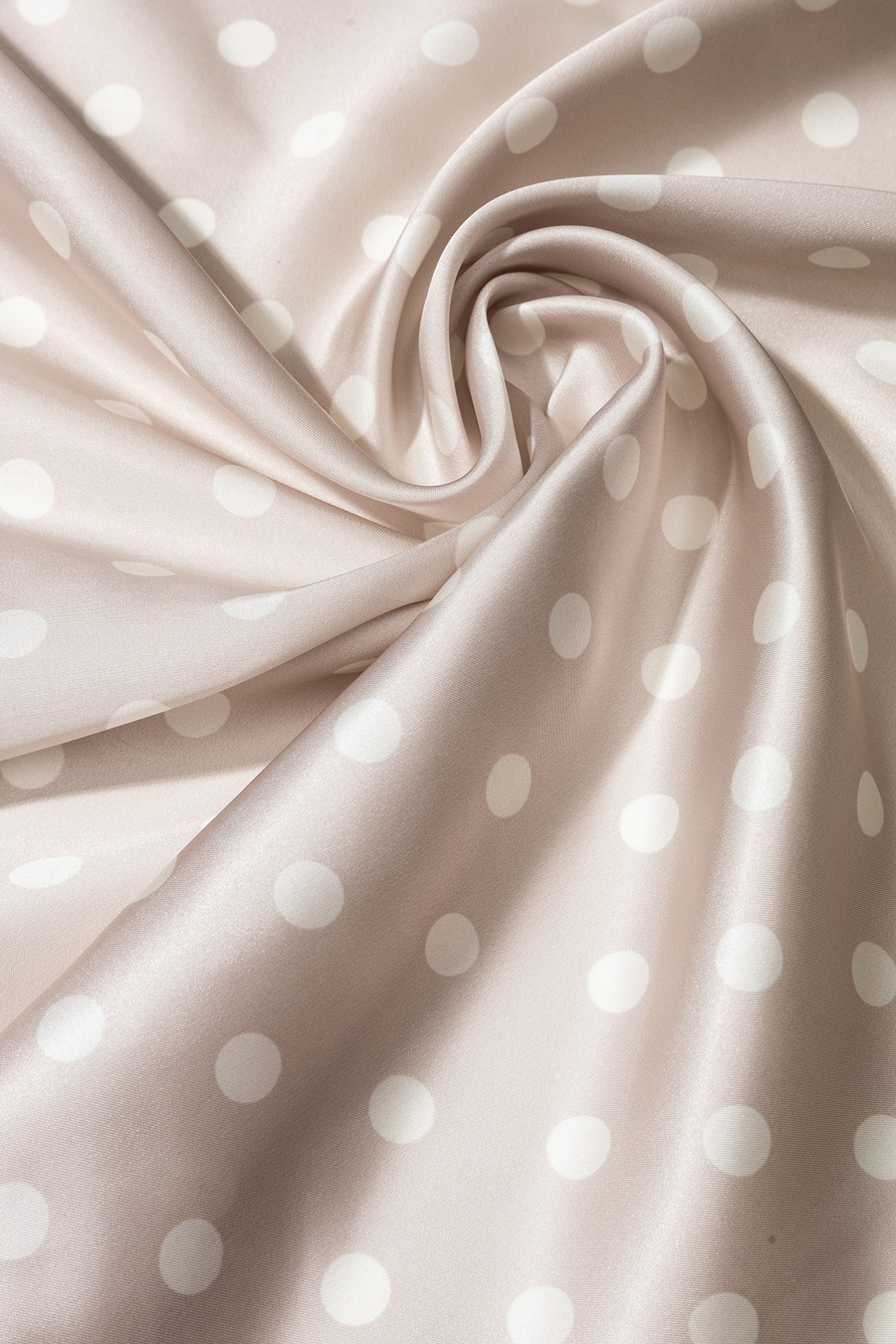 Polka Dot Beige Scarf