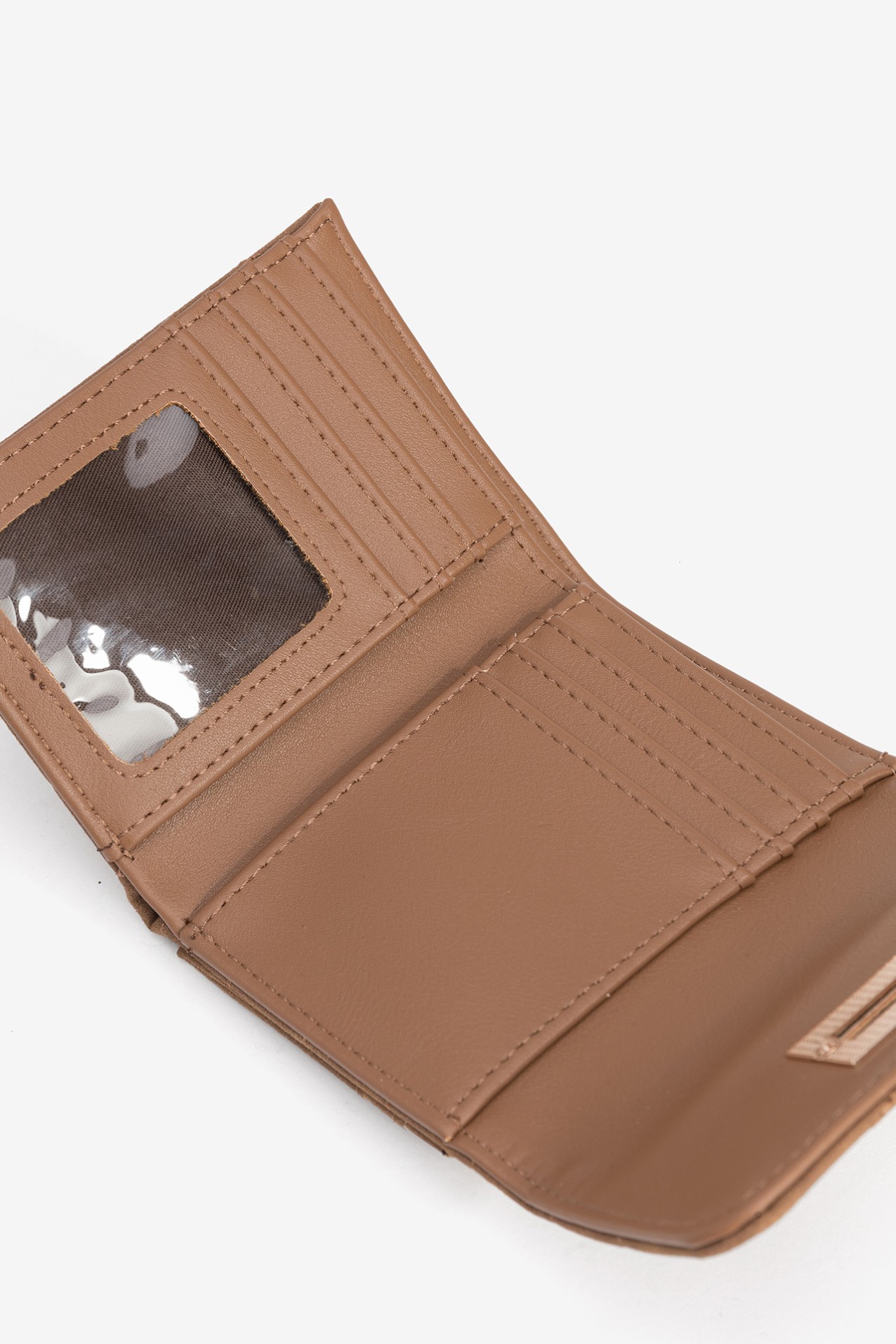 Porta monedas marrn elegante