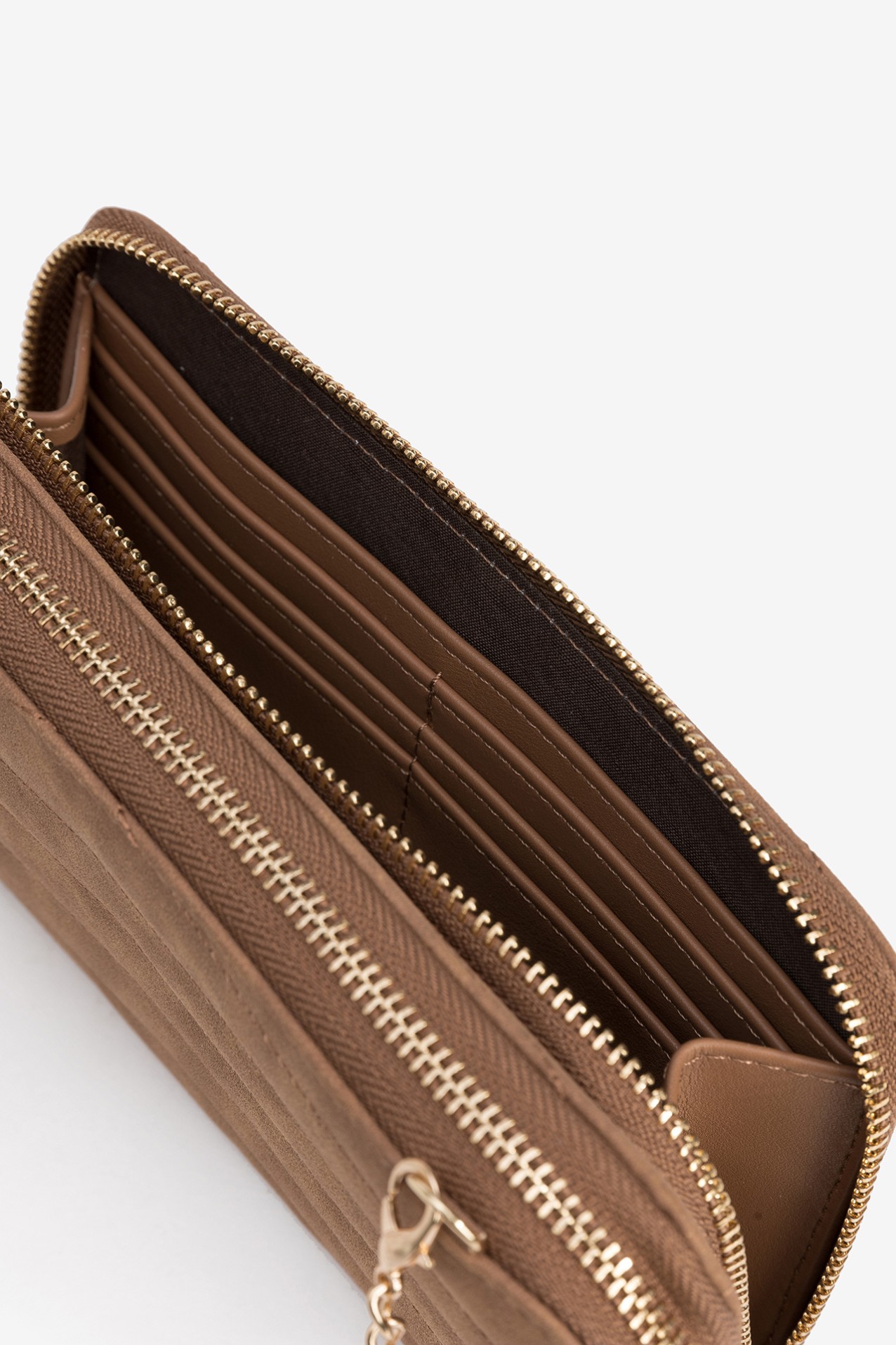 Porta monedas marrn elegante